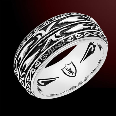 Islamic Mosque Design Ruby 925 Sterling Silver Mens Ring –  silverbazaaristanbul